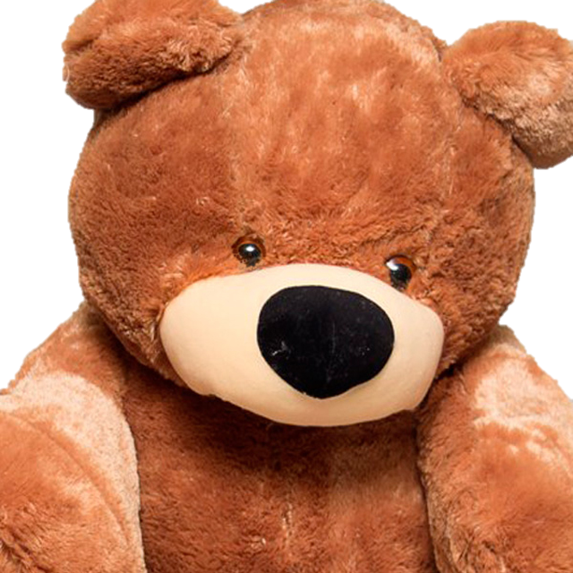 Метровий ведмедик Тедді коричневий