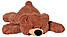 Лежачий плюшевий ведмедик Умка, 47 см, фото 2