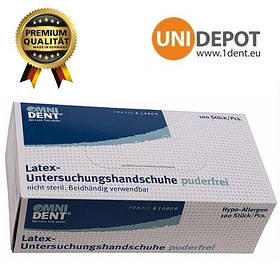 Перчатки медицинские Размер L латексные 100шт M