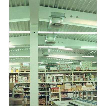 Монтаж вентиляції в продуктовому магазині, фото 1