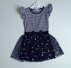 Плаття для дівчинки , ніжне плаття 104-110,,116-122