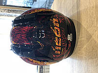 Мотошолом Icon Alliance Lucifer Helmet неймовірно крутий і злий) розмір S (55-56 см), фото 10