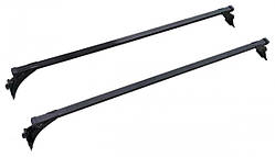 Багажник на водостік Інтерпласт (ВАЗ 2101-099, ЗАЗ, Москвич, Волга, Славута, Нексія та ін), 2 поперечки 130см