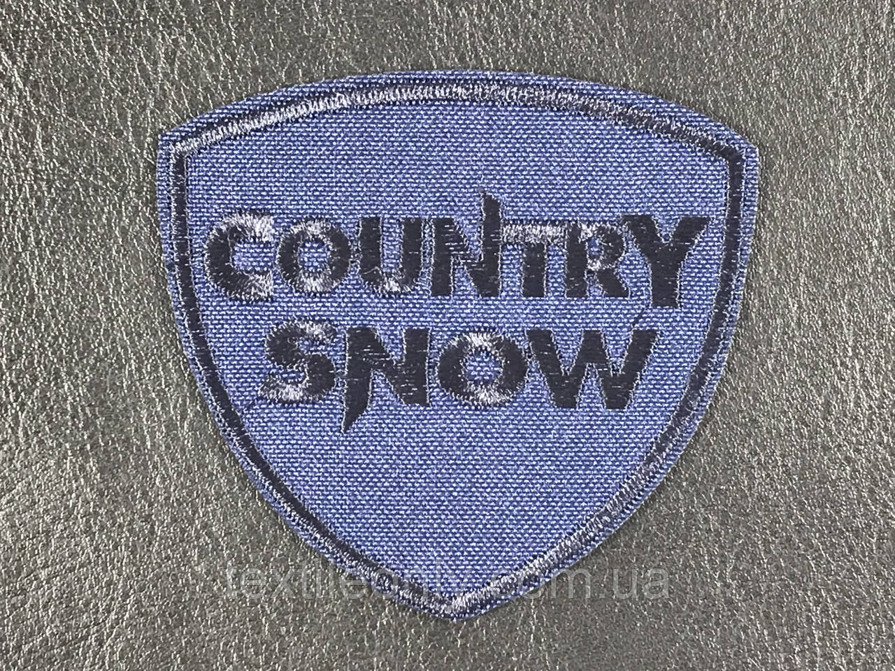 Нашивка Country Snow колір темно-синій 72x67 мм