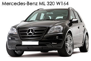 Mercedes-Benz ML 320 (W164) — заміна ксенонових лінз на біксенонові лінзи Hella 4 Evox-R 3.0"