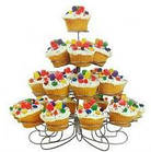 Підставка, стенд для тістечок, капкейків 23 шт W = 310 мм H = 285 мм, неіржавка сталь, фото 2