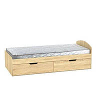 Ліжко односпальне Компаніт 90+2 класичне звичайне з ящиками для одного