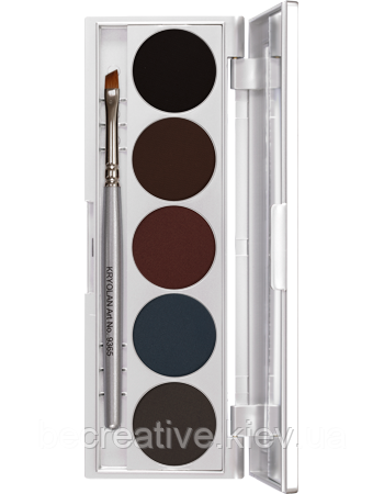 Компактна підводка в панелі CAKE EYE LINER SET, 5 кольорів