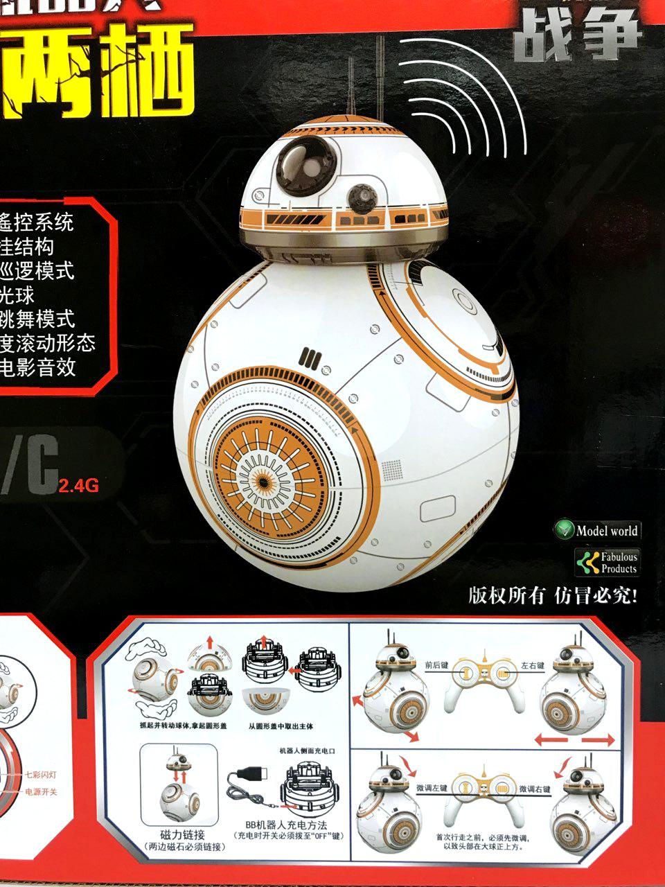 Робот дроид Sphero BB-8 Star Wars 2,4Gh (дополненная водоплавающая версия) - фото 5 - id-p670285501