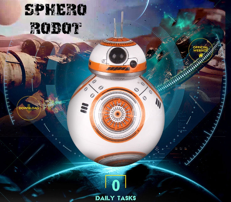 Робот дроид Sphero BB-8 Star Wars 2,4Gh (дополненная водоплавающая версия) - фото 2 - id-p670285501