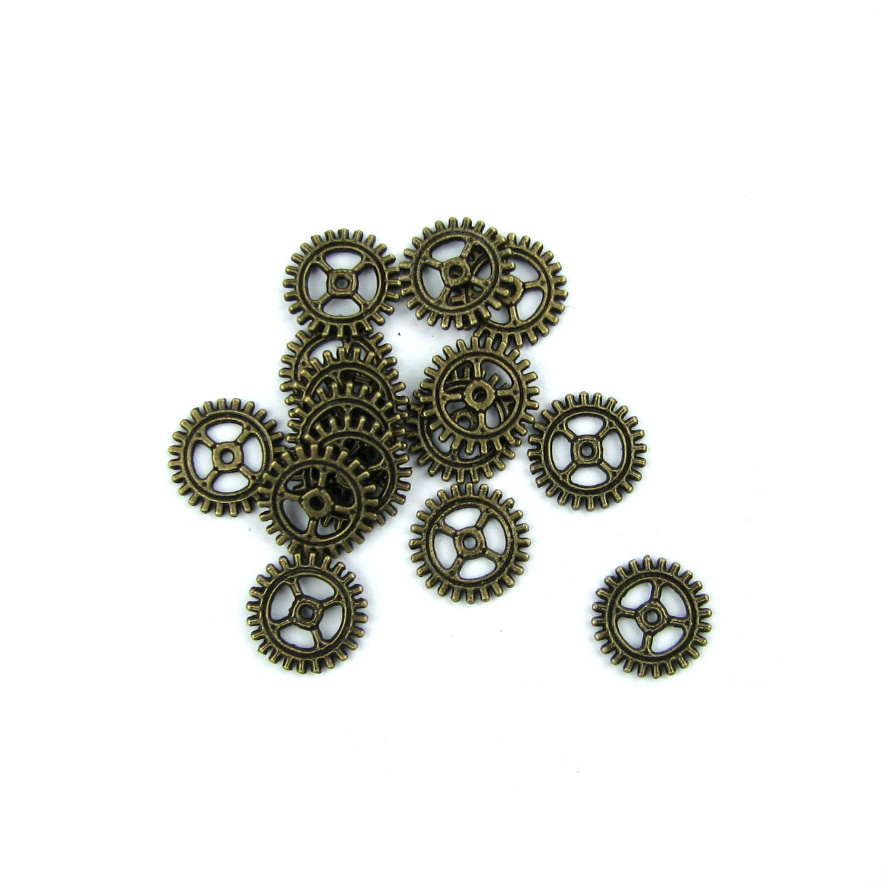 Металева шестерня, 12мм бронза SHR009, фото 1