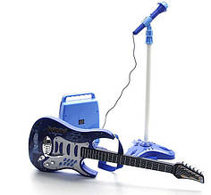 Дитяча електронна гітара Rock'n'Roll з підсилювачем і мікрофоном