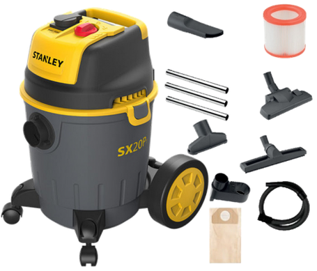 Промисловий пилосос STANLEY SXVC20PTE PLUS, фото 2