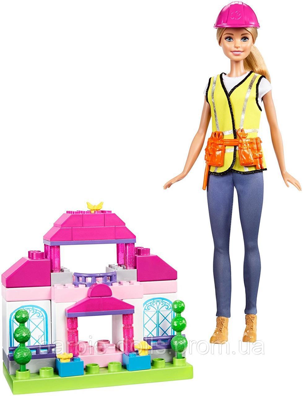 Уцінка! Набір лялька Барбі будівельник Barbie Builder Doll and Playset