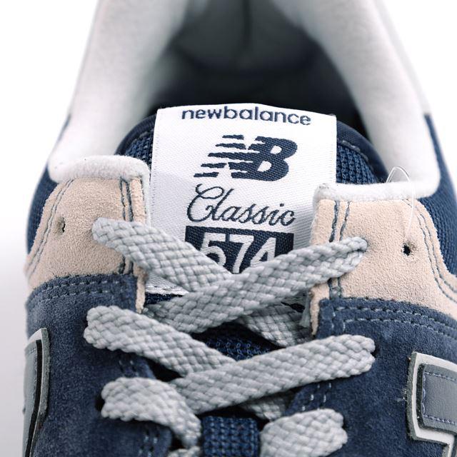 Оригинальные кроссовки замшевые New balance 574EGN синего цвета 45.5 / 29.5cm / us-11.5 / uk-11 - фото 4 - id-p670377465