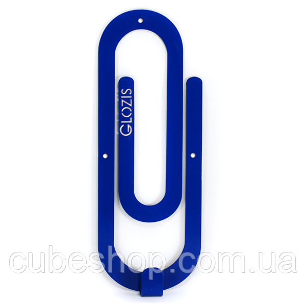 Настінний гачок для одягу Glozis Clip Blue