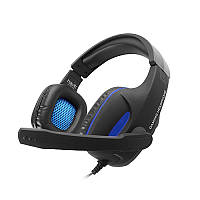 Навушники ігрові з мікрофоном і підсвіткою HAVIT HV-H2190D GAMING, black/blue