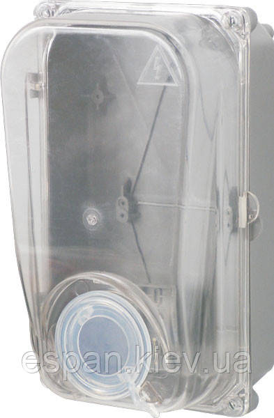 Корпус обліку для однофазного електрочисника "Д-1 прозорий", фото 1