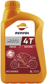 Мотоолія 5W40 REPSOL MOTO RACING 4T (Репс 5W40) синтетика для спорту та потужних мотоциклів