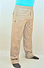 Штани чоловічі літні лляні XL Сірий, фото 4