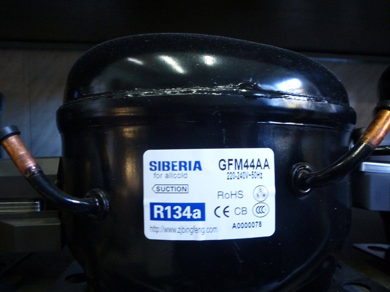 Компресор SIBERIA GFM 44 AA (120 W R134),, фото 1