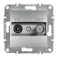 Розетка TV-SAT індивідуальна алюміній Asfora Plus EPH3400461