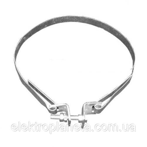 Бандажна стрічка для кріплення гаків на опору (оцинкована) Ко-1 з кріпленням, фото 1
