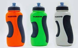 Пляшка для води спортивна FI-5167 500 мл LEGEND (PE, силікон, кольори в асортименті), фото 2