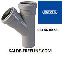 Wavin (вавін) Трійник для каналізації д. 40/40х45