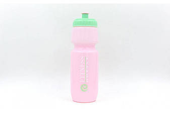 Пляшка для води спортивна FI-5958 750 мл FITNESS BOTTLE (PE, силікон, кольори в асортименті), фото 2