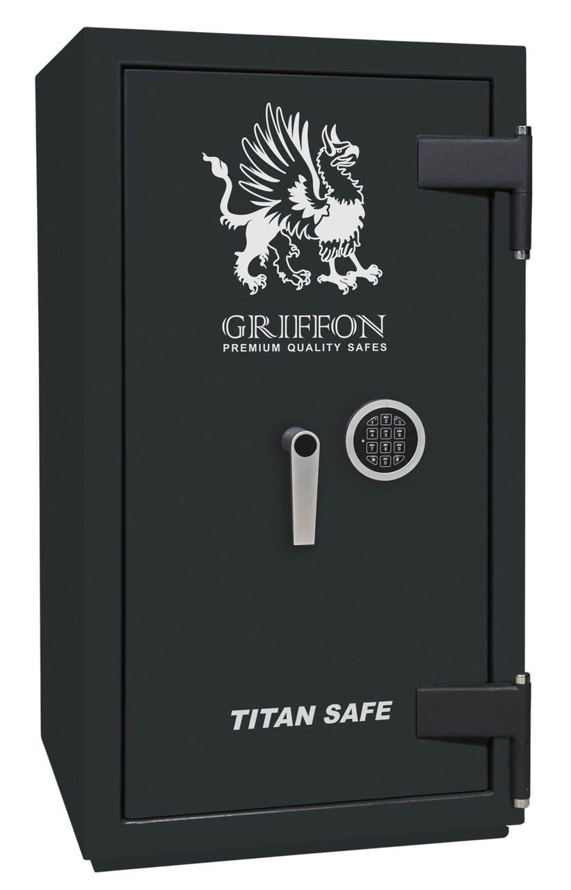 Сейф зламостійкий для дому та офісу Griffon CL.II.90.Е  904(в)х500(ш)х500(гл). 2 клас опору до злому, 30 хв вогнестійкості. Замок