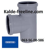 Wavin (вавін) Трійник для каналізації д. 110/110х90