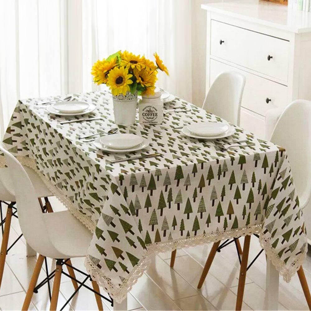 Деко-льон молочний в зелені ялинки ш.150