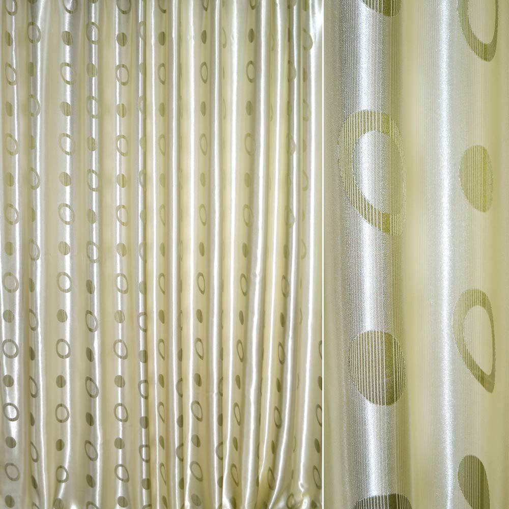 Атлас жакард 2-х-стор. для штор кола кільця оливковий, ш.280