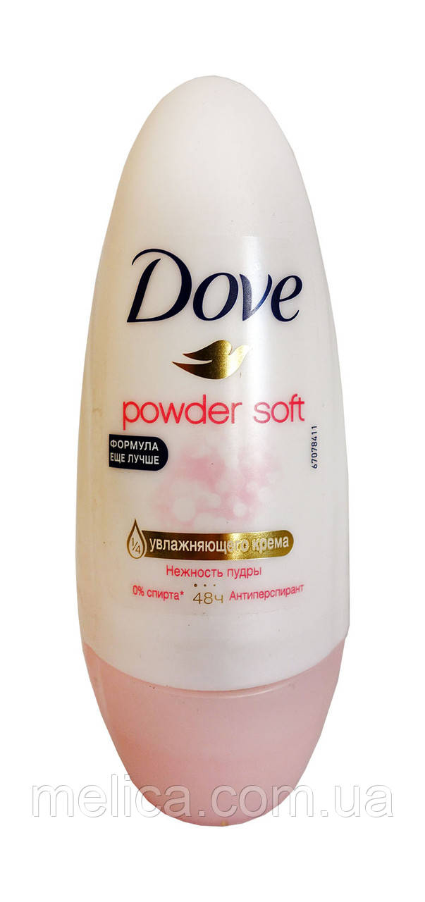 Кульковий антиперспірант Dove powder soft Ніжність пудри - 50 мл.