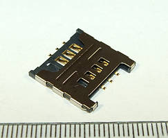 Гніздо, гніздо, слот, лоток, тримач, холдер, коннектор для сім карти SIM Card Slot Reader Holder