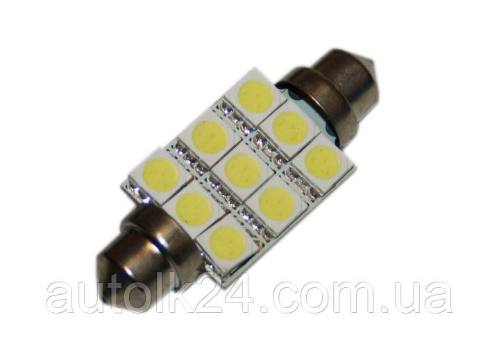 LED-лампа C5W 42 мм 9 SMD5050 12V