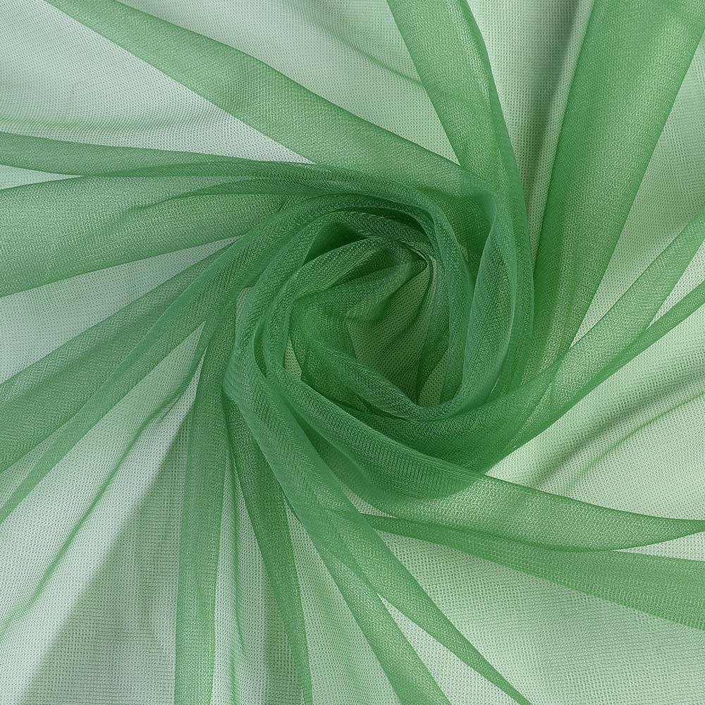 Сітка трикотажна прозора м'яка зелена, ш.165