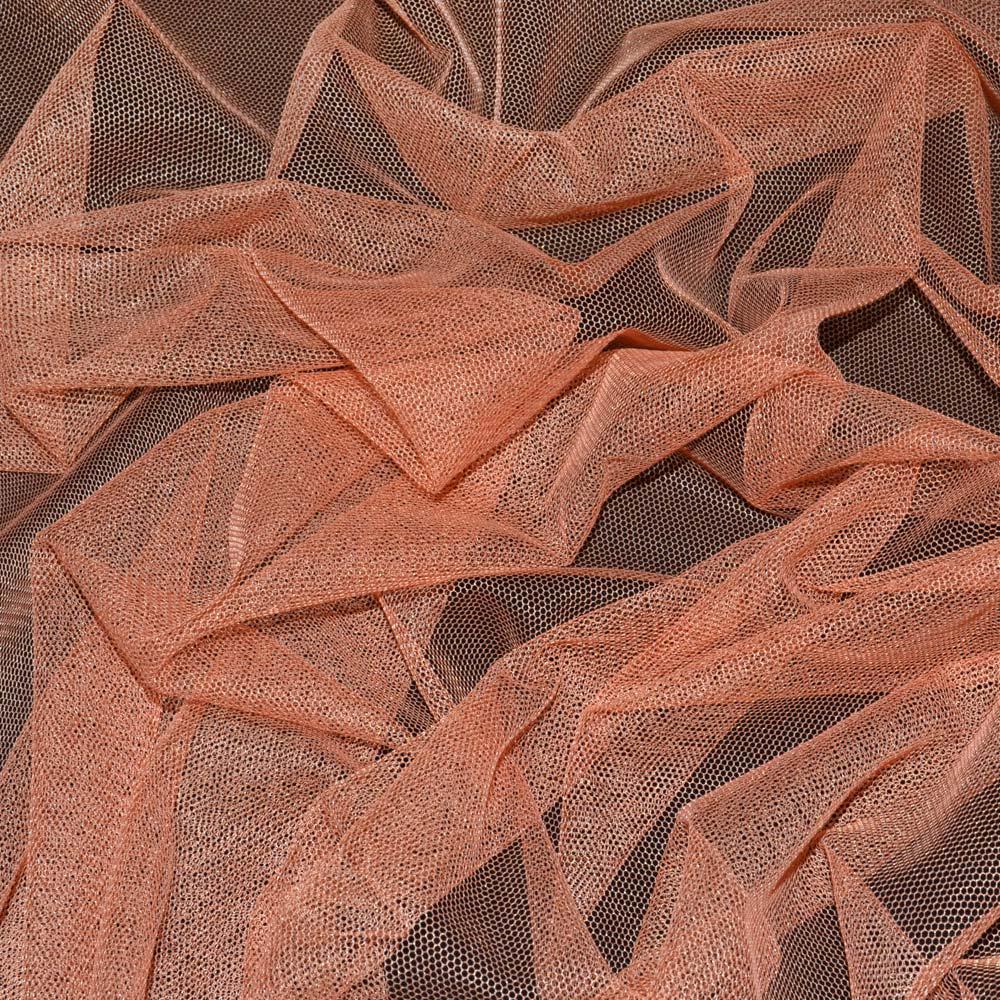 Сітка м'яка тонка оранжево-рожева ш.160