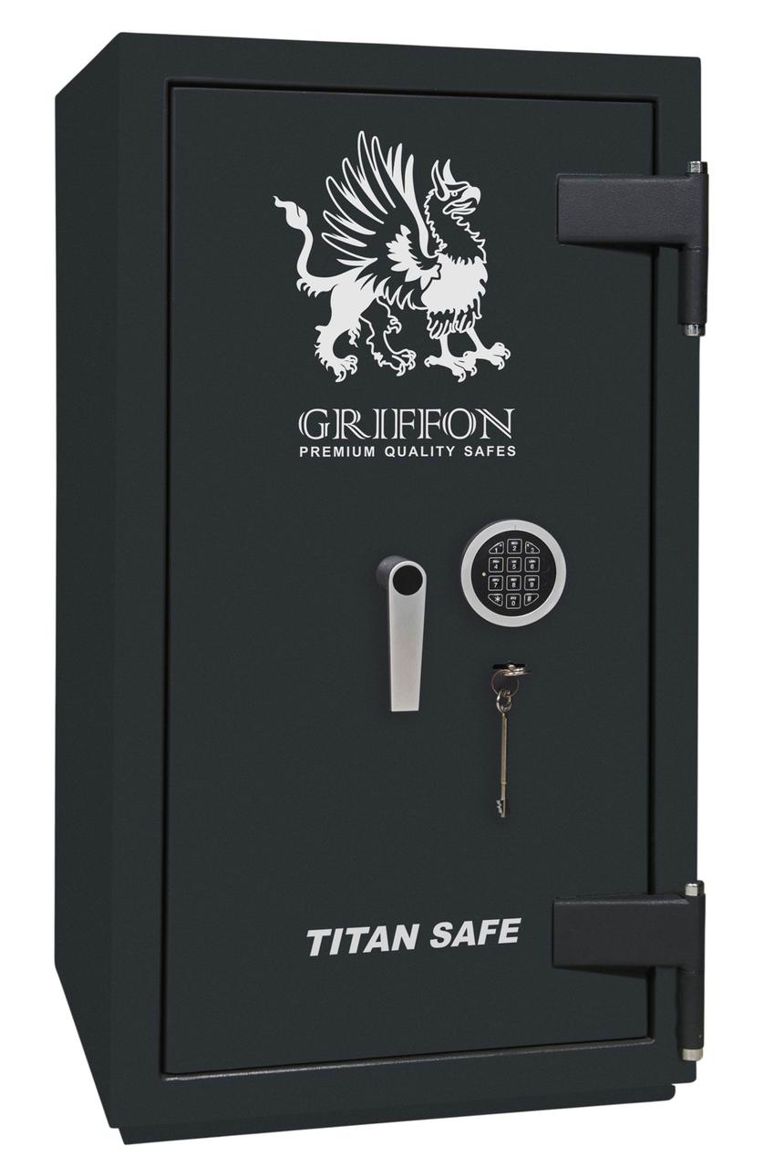 Сейф зламостійкий для дому та офісу Griffon CL.II.90.КЕ (2 клас) 904(в)х500(ш)х500(гл). 2 клас опору до злому, 30 хв