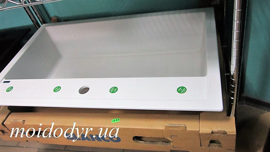 Гранітна раковина для кухні Blanco Dalago 8 біла 516633. Мийка кухонна гранітна в наявності