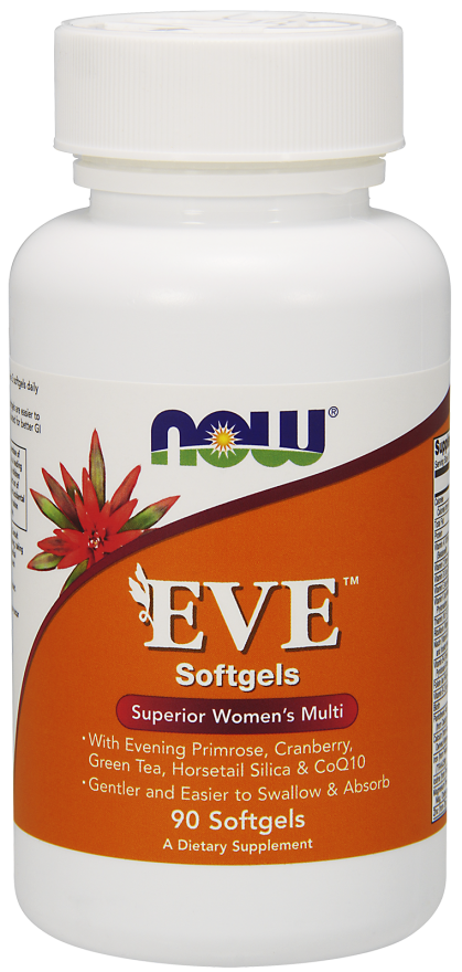 Мультивітаміни для жінок Єва / NOW - Eve Superior Womens Multi (90 softgel)