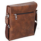 Сумка чоловіча Usmivka для документів коричнева 54313, фото 2