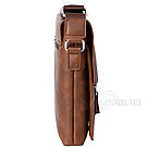 Сумка чоловіча Usmivka для документів коричнева 54313, фото 3