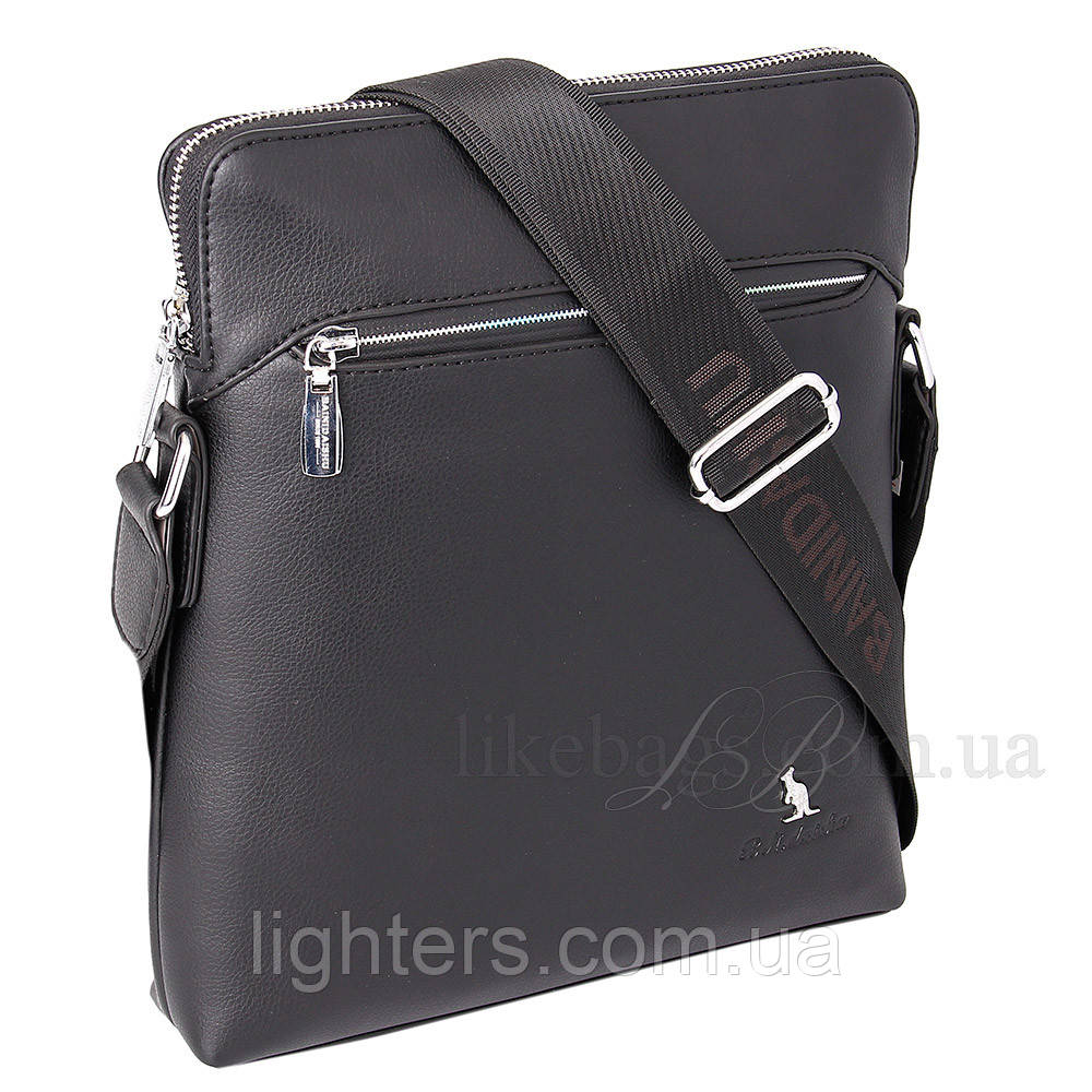 Сумка чоловіча Bainidaishu для документів чорна 54318, фото 1