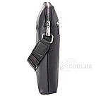 Сумка чоловіча Bainidaishu для документів чорна 54318, фото 3