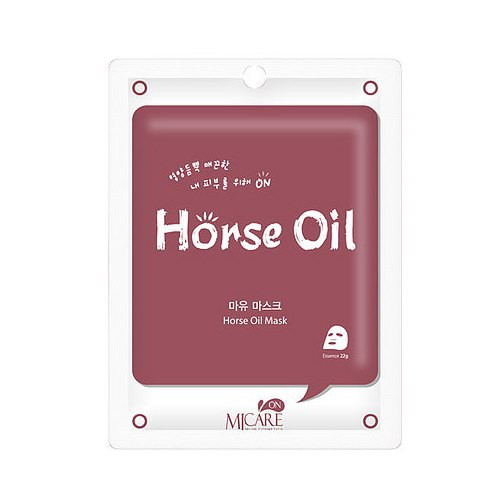 Тканинна маска з кінським жиром MJ Care Horse Oil Mask Pack