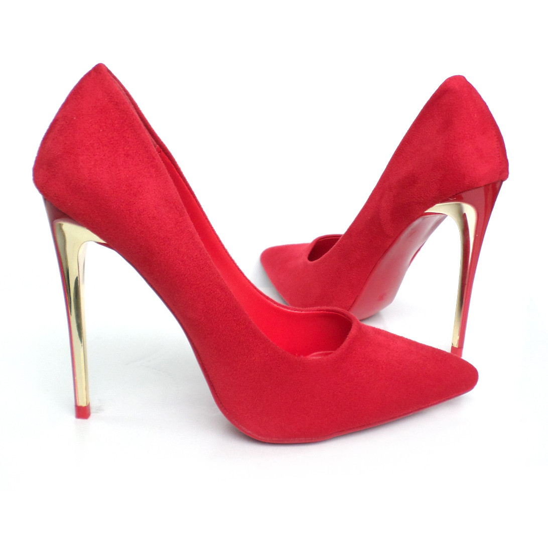 Женские красные туфли лодочки. 36 (23см) - фото 1 - id-p670602882