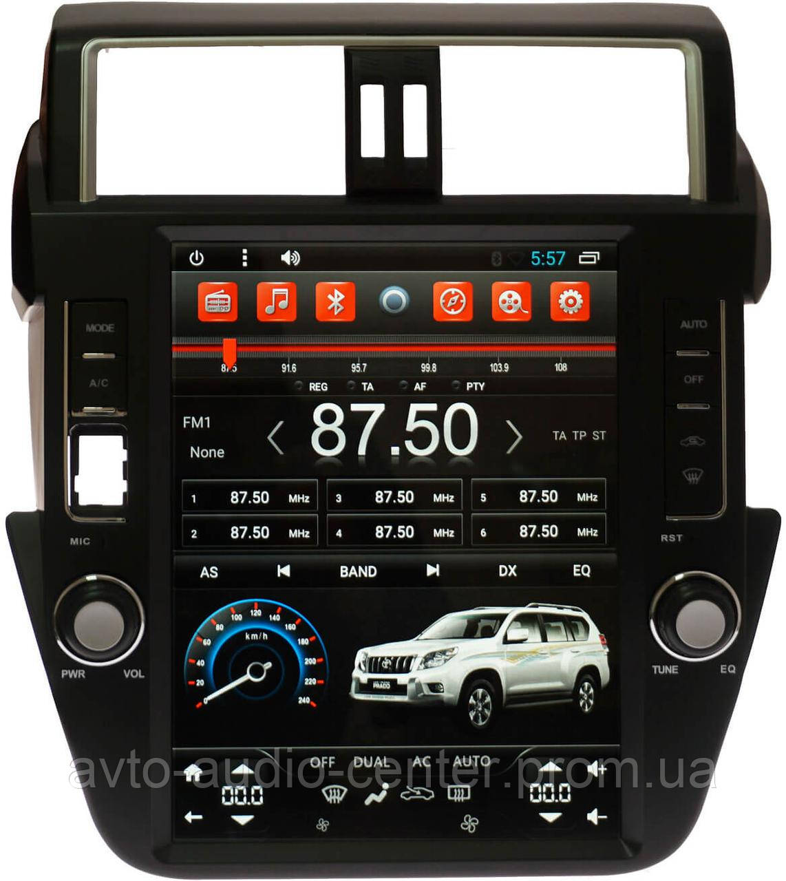 Штатна автомагнітола Sigma TOYOTA PRADO 150 2013-2017 12.1" IPS 2GB/32GB Android 7.1