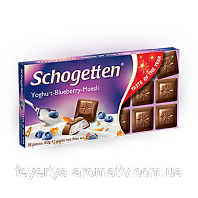 Шоколад Schogetten Yoghurt-blueberry-muesli 100 г Німеччина